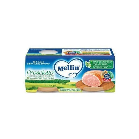 Danone Nutricia Mellin Ham Puree 2 Pieces X 80 Grams