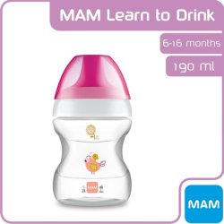 MAM - Learn To Drink Cup - Pink - 190 ml