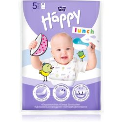 Bella Baby Happy Lunch Disposable Bib Pack Of 5