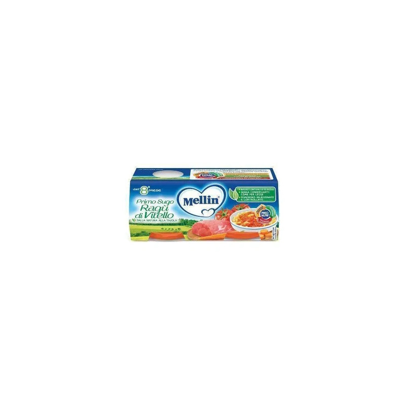 Danone Nutricia Mellin Primosugo Veal Rag 2 Jars Of 80 G