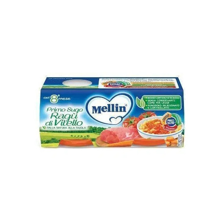 Danone Nutricia Mellin Primosugo Veal Rag 2 Jars Of 80 G