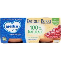 Mellin Red Bean Homogenized with Tomato from 4th Month - Pack of 2
