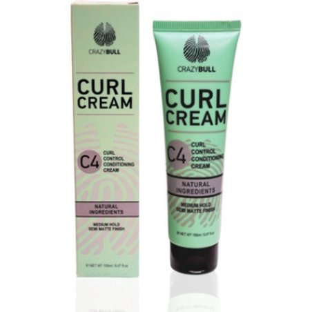 STOCKINK2 - Crazybull C4 Curl Cream Hydrating Cream For Curls