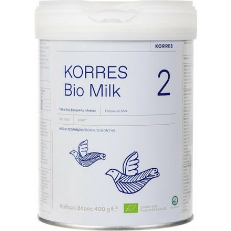 Korres Bio Milk 2 Organic Cow Milk For Infants 612 Months 400g