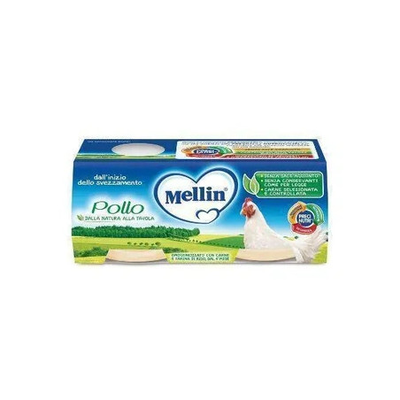 Danone Nutricia Mellin Chicken Puree 2 X 80 Grams