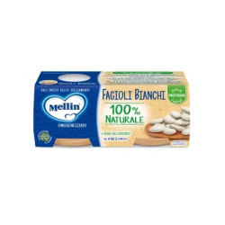 Danone Nutricia Mellin White Bean Puree 2x80 Grams