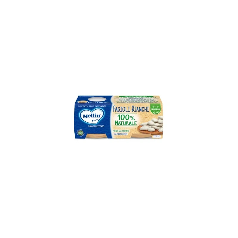 Danone Nutricia Mellin White Bean Puree 2x80 Grams