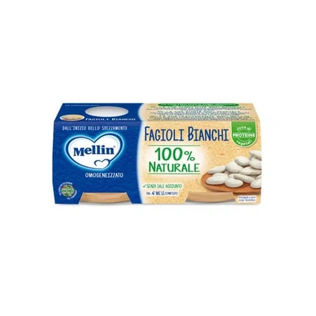 Danone Nutricia Mellin White Bean Puree 2x80 Grams