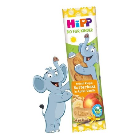 Hipp Biscuit Bar With Apple Vanilla From 12 Months 20g