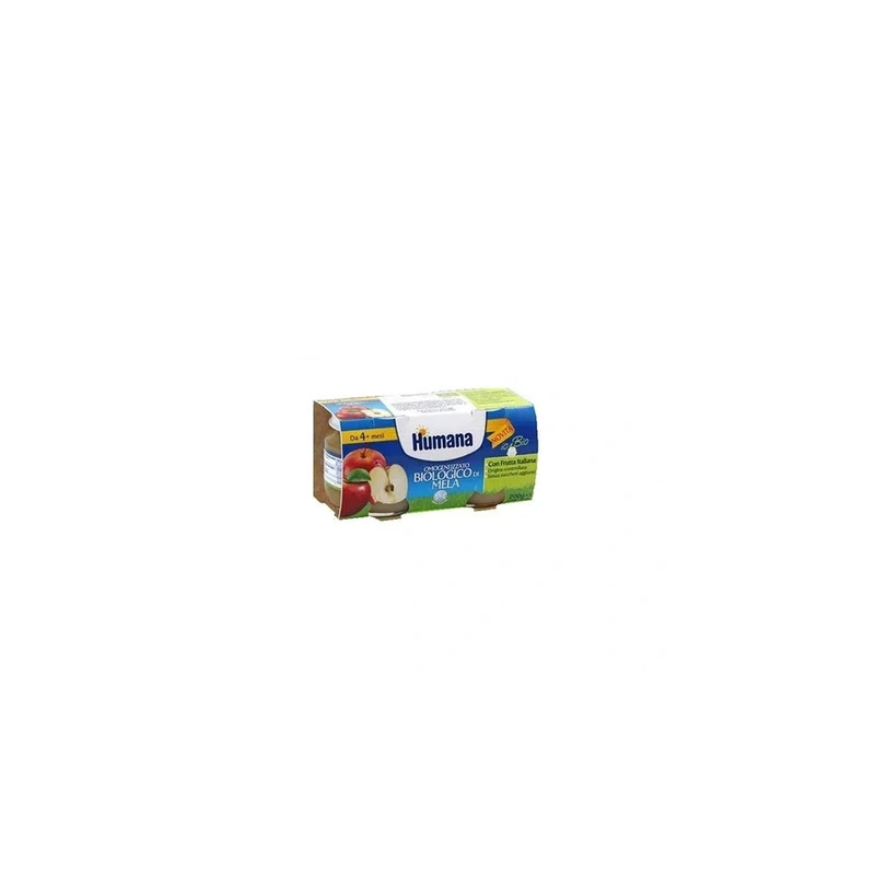 Humana Organic Apple Puree 2x100 Grams