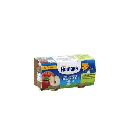 Humana Organic Apple Puree 2x100 Grams