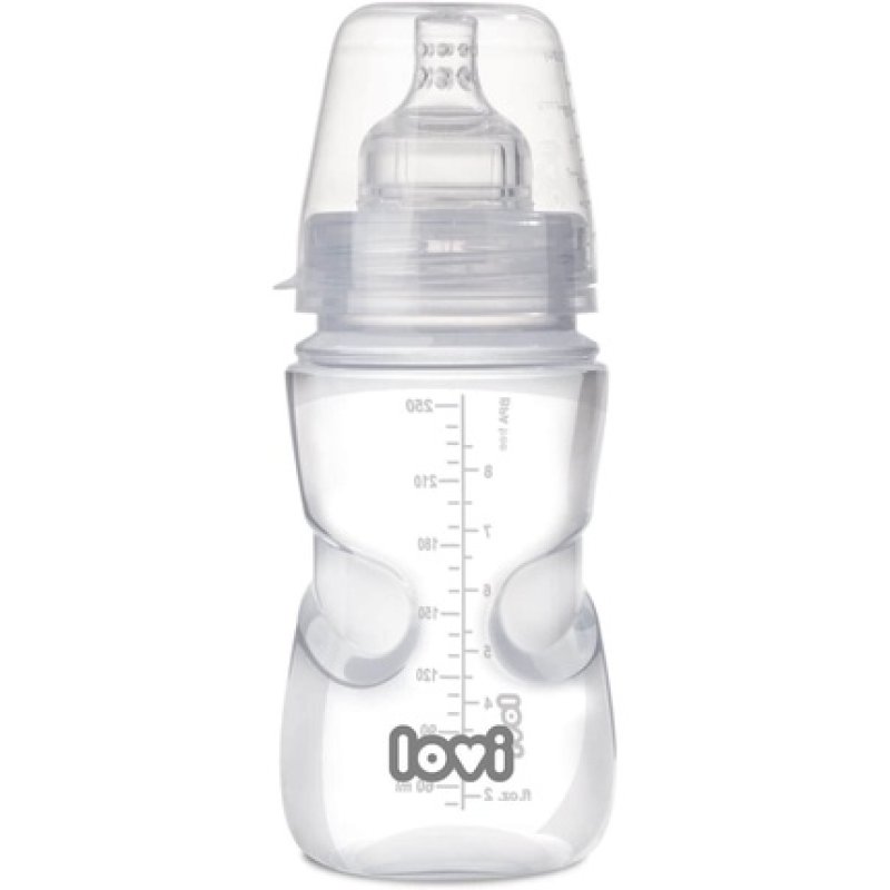 Lovi Anti-Colic Baby Feeding Bottle With Dynamic Teat | 250 Ml | Super Air Vent