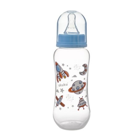 Akuku Baby Feeding Bottle Cosmos 250ml