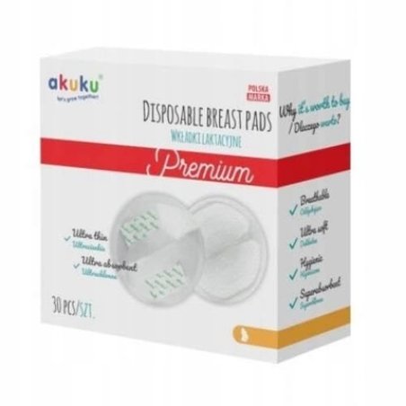 Akuku Disposable Nursing Pads 30 Pieces A0354