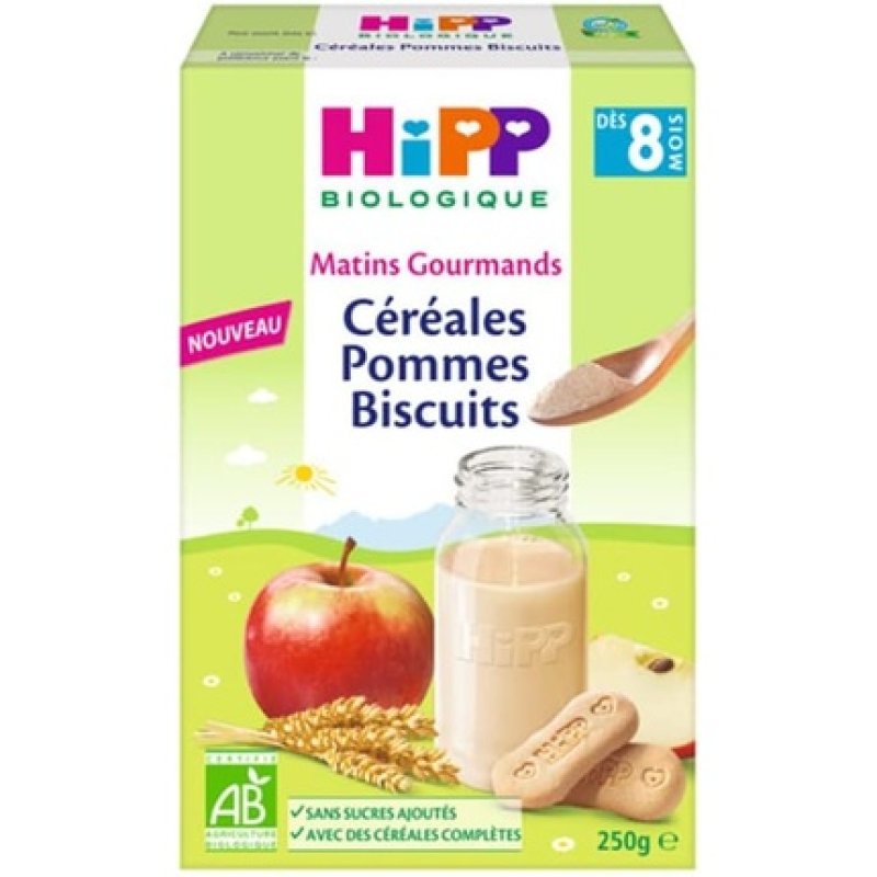 Hipp Organic Apple Cereal Biscuits 250g