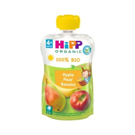 Hipp Apple Pear And Banana Pouch 100 Gr