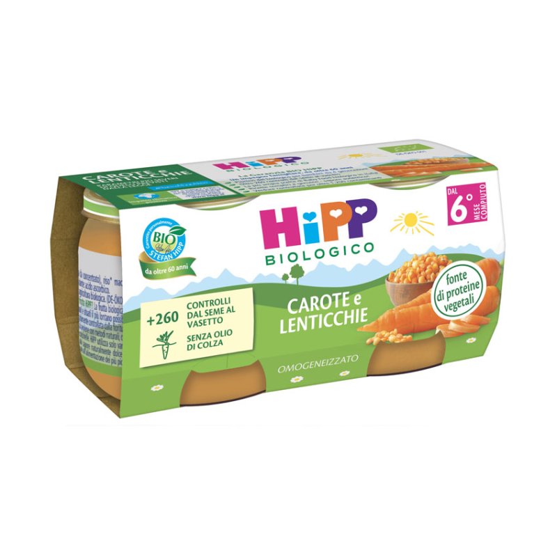HiPP IT4064 aliment à base de légumes pour bébé Carotte