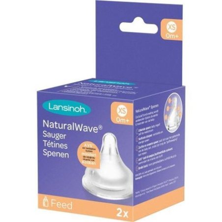 Lansinoh NaturalWave Nipple Xs - Pack of 2
