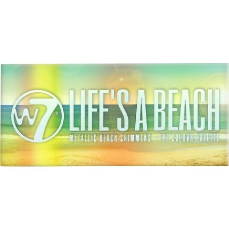 W7 Life's A Beach Metallic 12pc Eye Colour Palette 9.6g