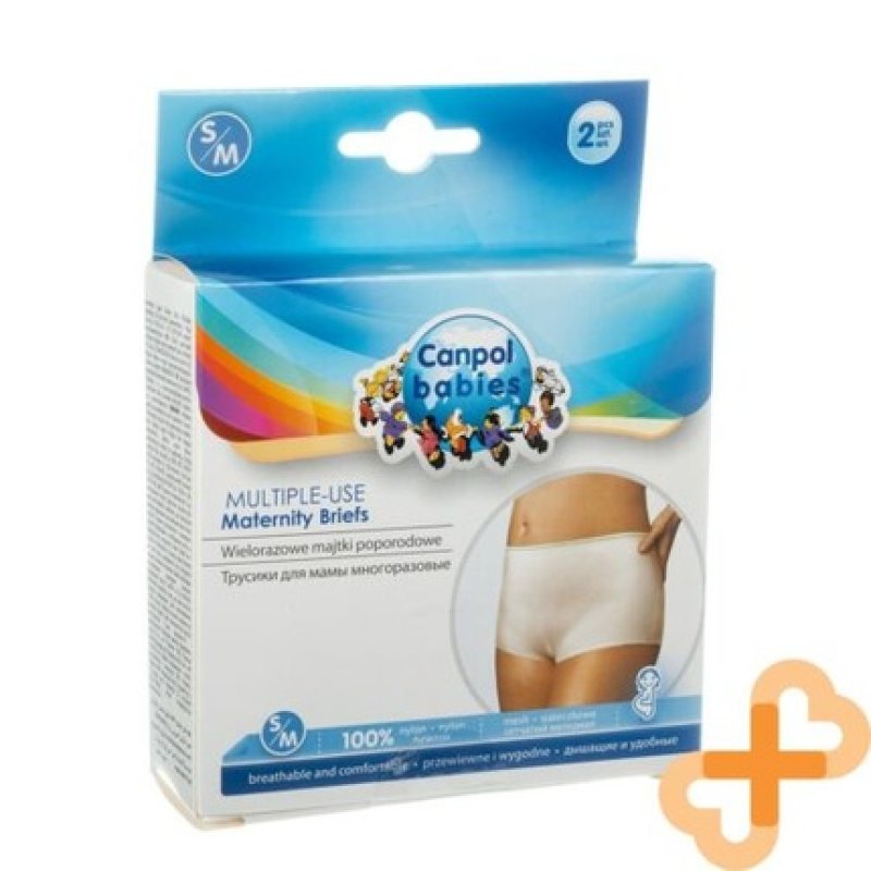 Canpol Babies Multiple-Use Maternity Briefs S/M - Pack of 2