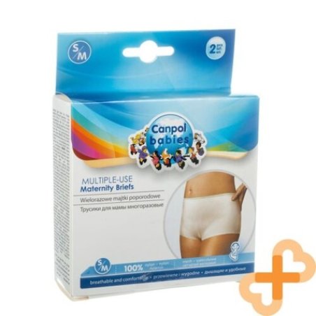 Canpol Babies Multiple-Use Maternity Briefs S/M - Pack of 2
