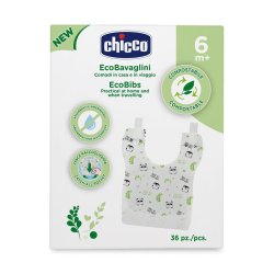 Chicco Disposable Bibs 6 Months 36 Pieces