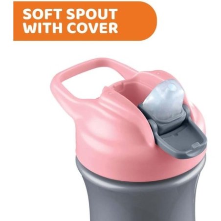 Chicco Pop Up Cup Leak Proof Glass for Kids with Convenient Opening and Silicone