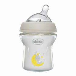 Chicco Chicco Naturalfeeling Glass Baby Bottle 150ml 0 Months And Older
