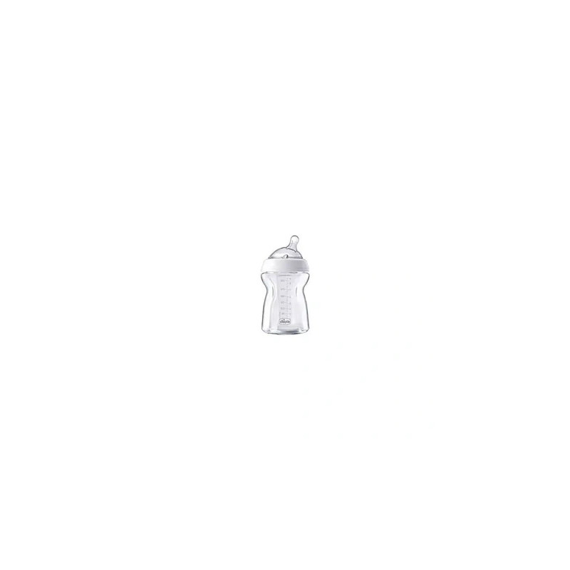 Chicco Natural Feel Glass Baby Bottle 0 Months 250 Milliliters