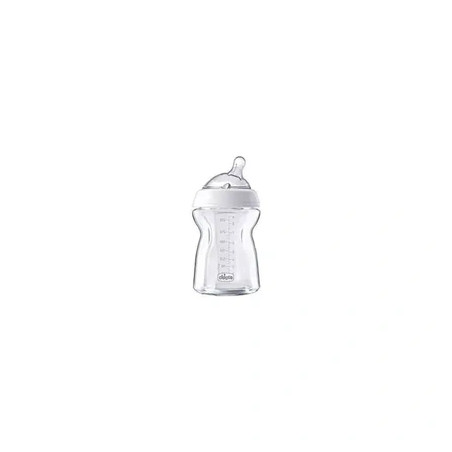 Chicco Natural Feel Glass Baby Bottle 0 Months 250 Milliliters