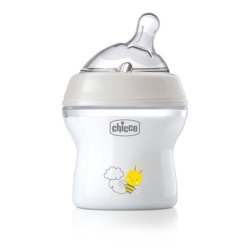 Chicco Naturalfeeling Plastic Bottle 150ml With Silicone Nipple Free Flow 0m