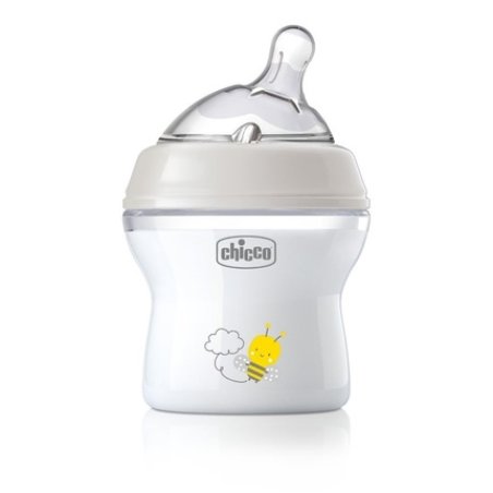 Chicco Naturalfeeling Plastic Bottle 150ml With Silicone Nipple Free Flow 0m