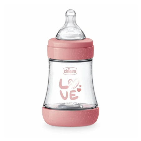Chicco Chicco Perfect Baby Bottle 0 Months Silicone Pink 150ml