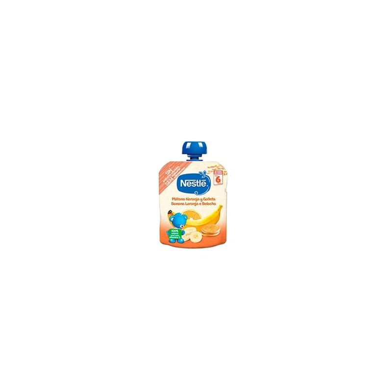 Nestle Naturnes Banana - Orange - Biscuit 90g For 6 Months And Older