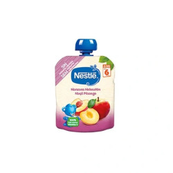 Nestl Apple And Peach Pouch 6 Months 90g