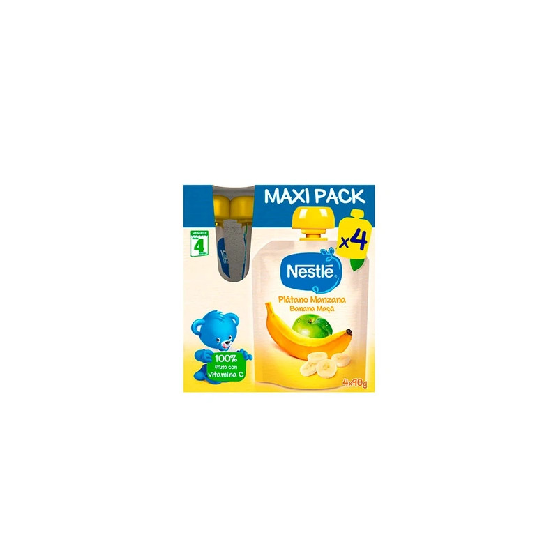 Nestl Banana Apple Sachet 4x90g