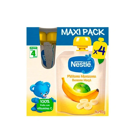 Nestl Banana Apple Sachet 4x90g