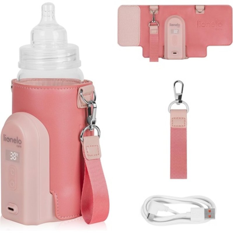 Lionelo Thermup Go Evo Advanced Portable Bottle Warmer with USB-C 9hr Battery