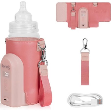 Lionelo Thermup Go Evo Advanced Portable Bottle Warmer with USB-C 9hr Battery