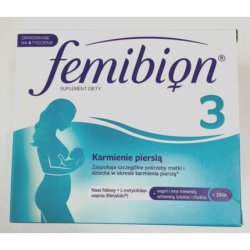 Femibion 3 Breastfeeding 28 Tablets 28 Capsules Folic Acid DHA Vitamin