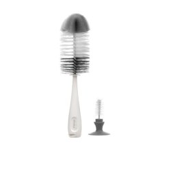 Akuku Bottle And Nipple Cleaning Brush With Suction Cup And Hidden Mini Brush