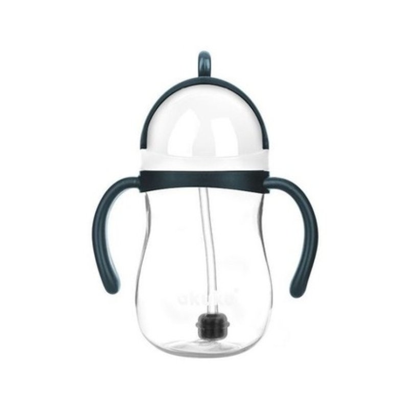 Akuku Bluegray Straw Bottle With Weight