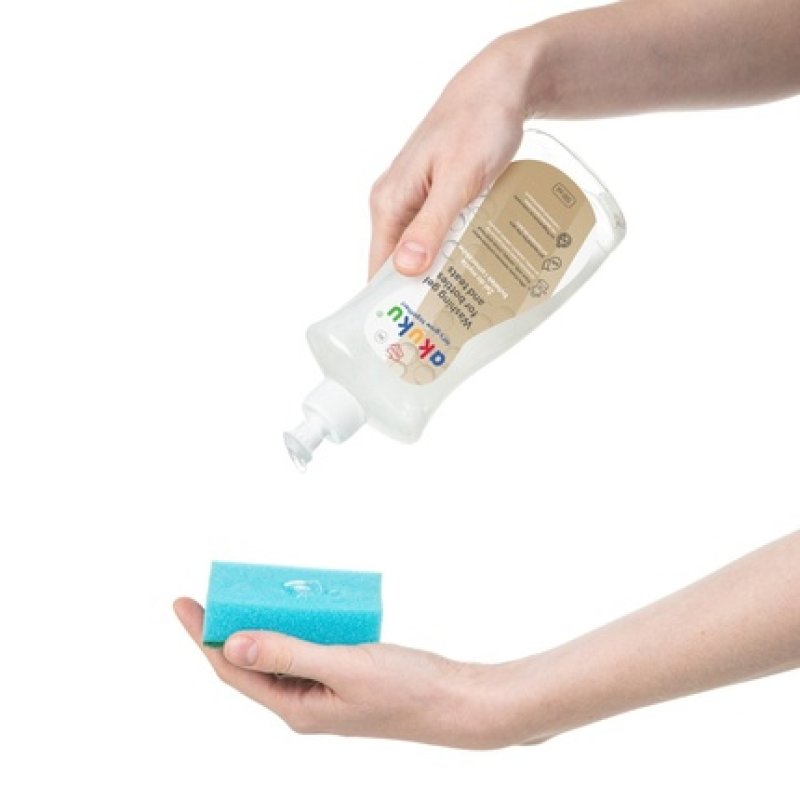 Akuku Bottle And Nipple Cleaning Gel 500 Ml Safe And Effective Cleaning For Baby Bottles And Nipples