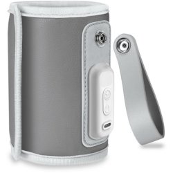 Lionelo Care Thermup Go Scaldabiberon Grey Silver Bottle Warmer 1 Pz