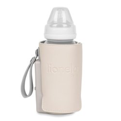 LIONELO Thermup Go Plus Portable Baby Bottle Warmer 5 Operating Temperatures from 38 to 500 C USB Charging 8 Hours