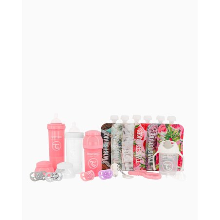 Twistshake Bottle Bundle Girls, Pink/White, 78820