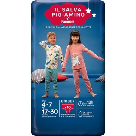 The Pampers 4-7 Years Size S/M Diapers 10 Diapers