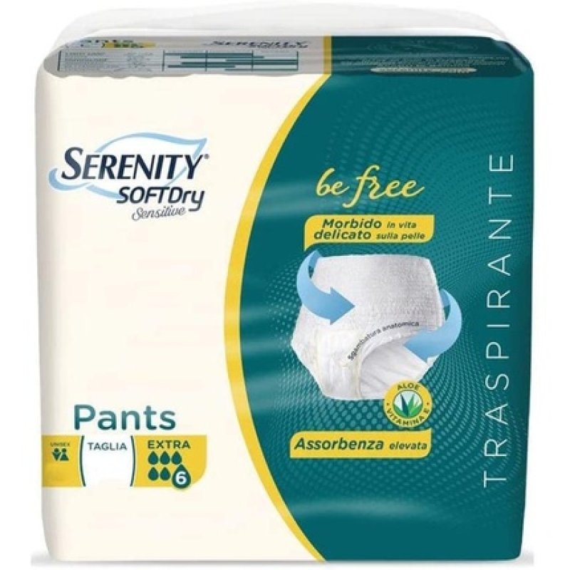 Serenity Soft Dry Sensitive Be Free Pannoloni Pants Size M 14 Pants