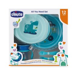 Chicco All You Need Set Pappa 12m Blue Set 5 Pieces