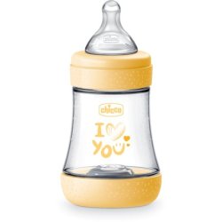 Chicco Perfect 5 Baby Bottle 0 M Slow Flow Yellow 150 Ml